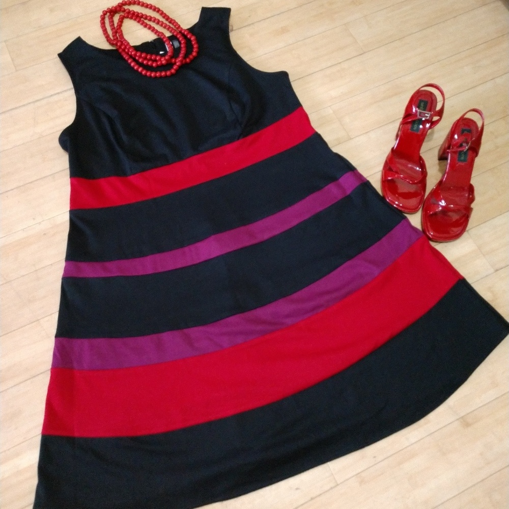 Fun and festive NY Collection Women dress, 2X